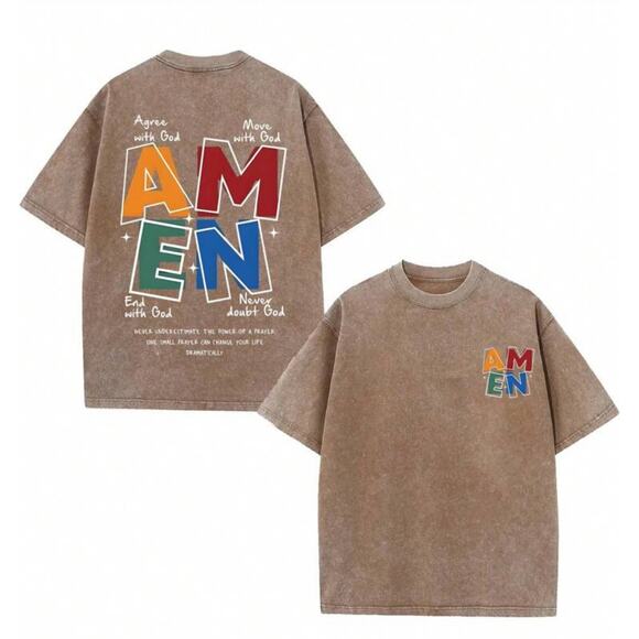 New Amen shirt oversized fit- Med - Picture 1 of 1